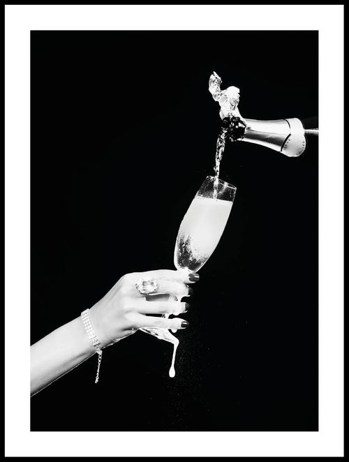 Champagne Toast Poster - Posterton