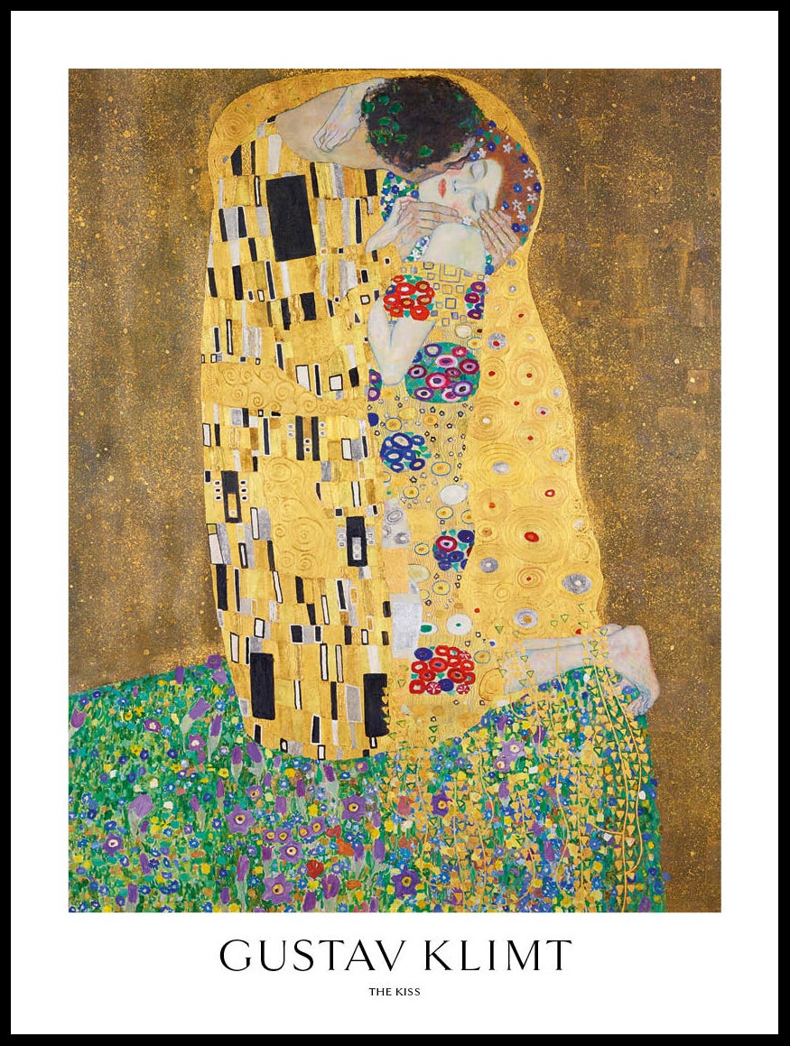 The Kiss By Gustav Klimt Poster -