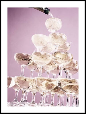 Champagne Toast Poster - Posterton