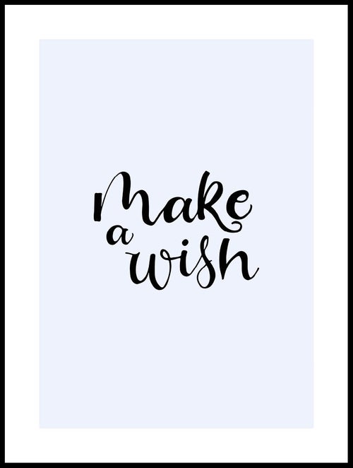Make A Wish Poster - Posterton