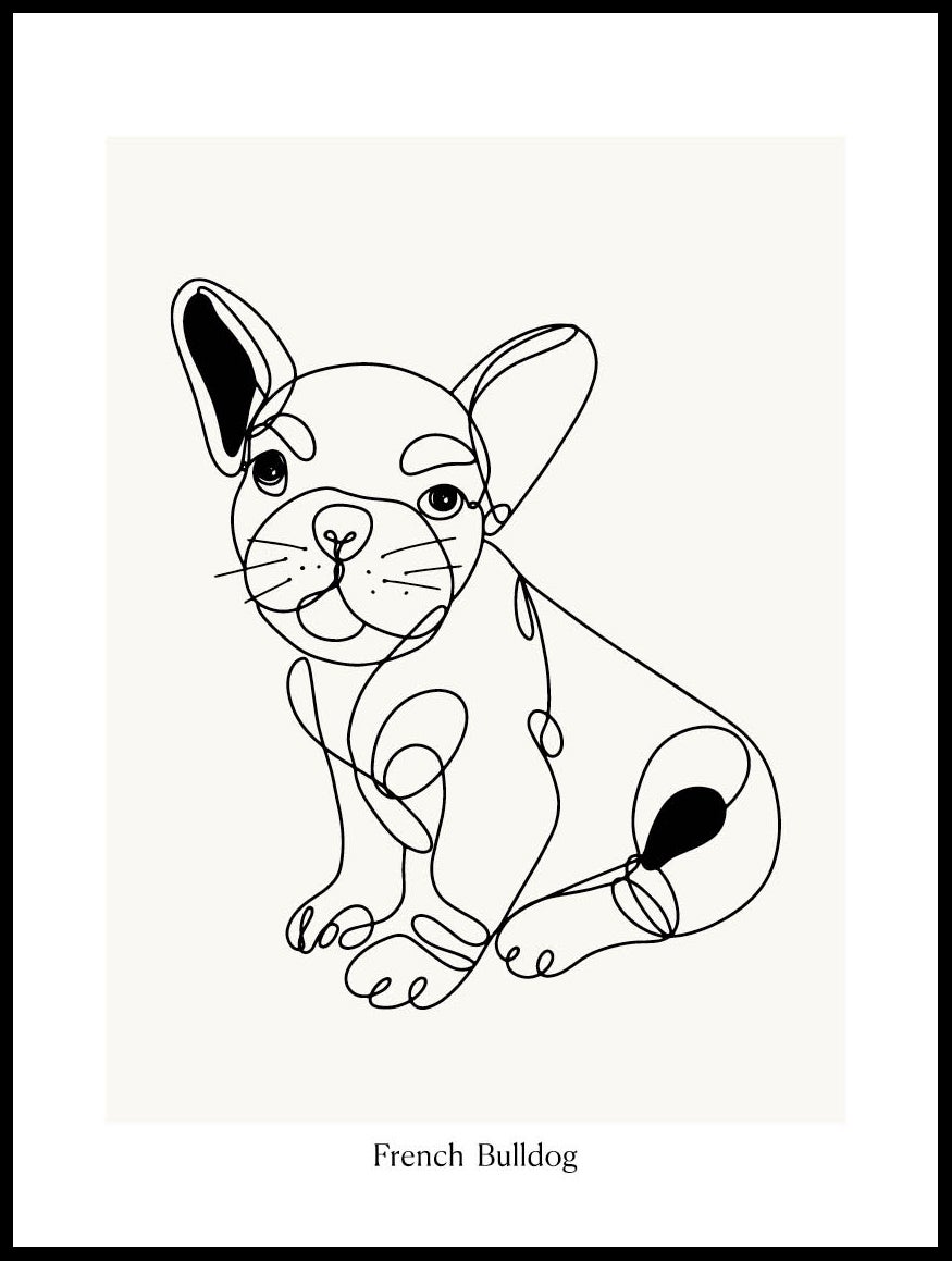 French Bulldog Poster - Posterton