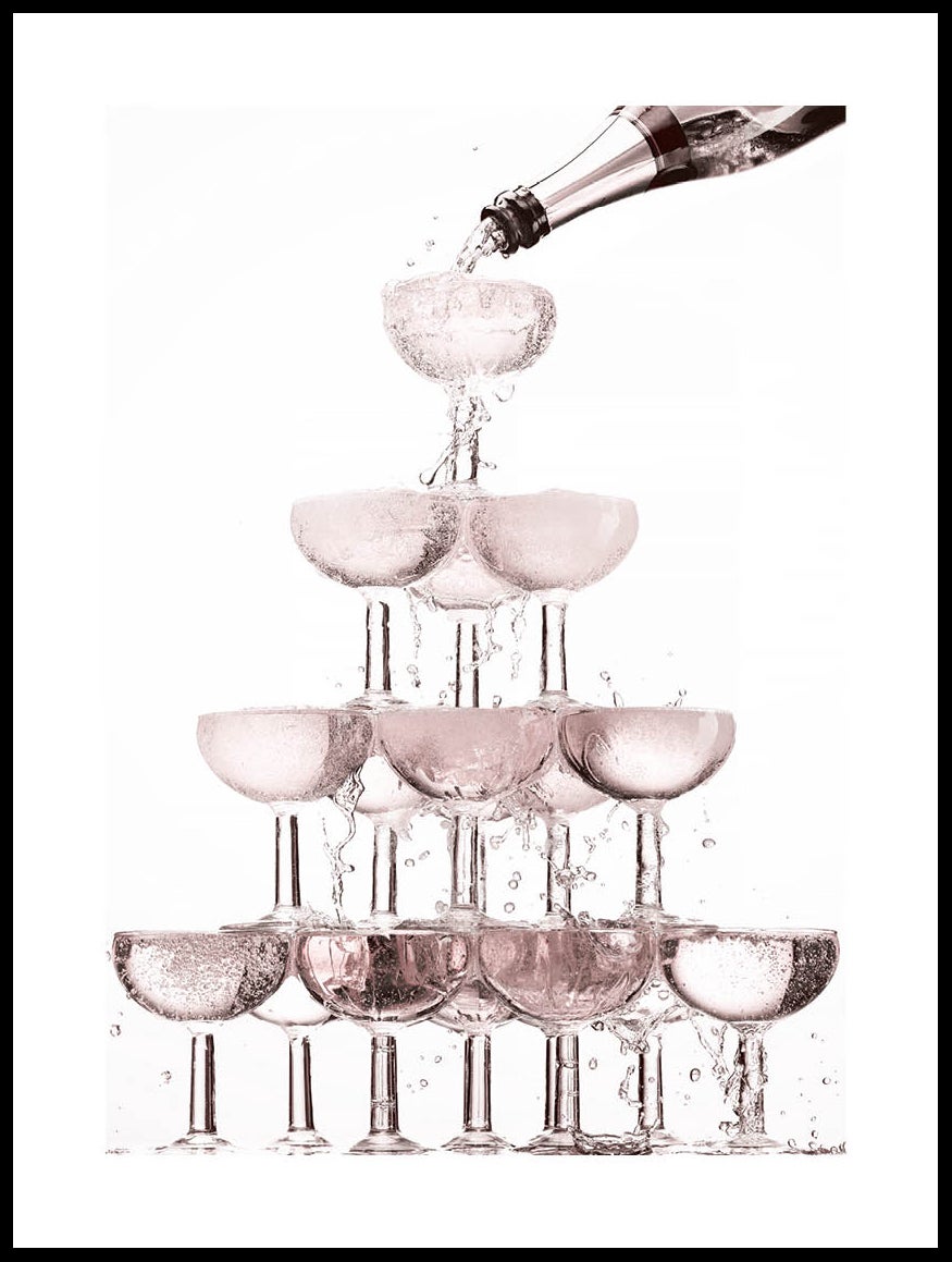 Champagne Toast Poster - Posterton